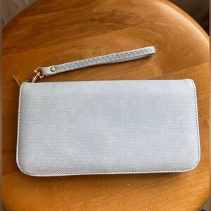 Chic Blue Clutch Wristlet Bag wallet